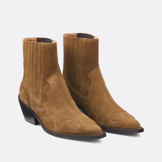 La Redoute Collections Leren westernlaarzen