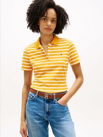 Tommy Hilfiger Polo 1985 de piqu&eacute; con corte slim