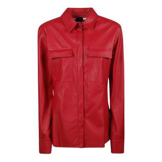 Pinko Camicia Cambria - - Blouses & Shirts - Donna - Rosso - M