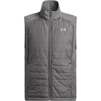 Under Armour Mens Vitality Sleeveless Running Vest Top (Gray Dawn) - Light Grey - Size X-Large