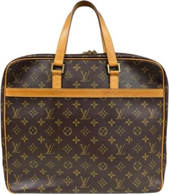 Louis Vuitton Brown Monogram Canvas Briefcase (Pre-Owned)