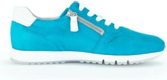 Gabor Lage sneaker - Dames - Schoenen - Blauw - Maat: 38 EU Leer