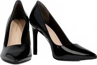 Stuart Weitzman Women Leigh95 Patent Leather Pointed Toe Pump In Black