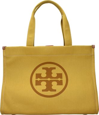 Tory Burch Tory Burch Ella Donnas Borsa A Tracolla In Tessuto Giallo/Canarino