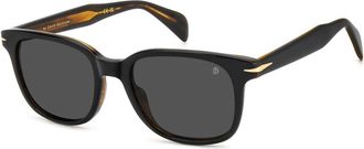 Eyewear by David Beckham Stijlvolle zonnebril DB 1177/S - Heren - Zonnebrillen - Zwart - 53 MM - Accessoires