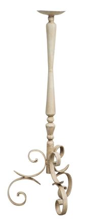 Biscottini International Candelero De Pie De Hierro Forjado (cm: 27 X 27 X 82)