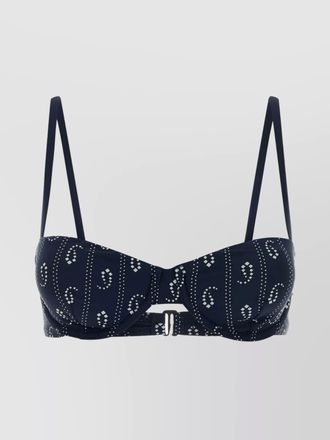 Tory Burch printed bikini top