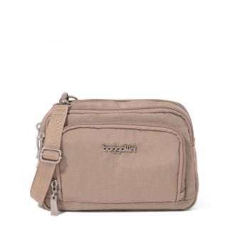 Baggallini Triple Zip Small Convertible Crossbody Bag