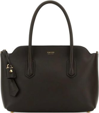 Tom Ford Borsa tote Alexandre media - Marrone