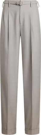 Ralph Lauren Collection Pantaloni grigi con pieghe - Grigio