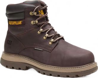 CAT Mens Fairbanks Safety Boots In Brown