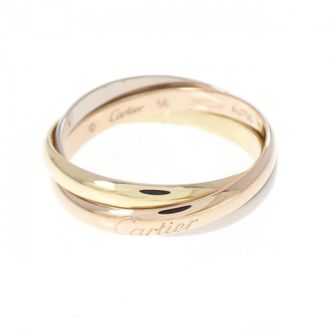 Cartier Pink Gold White Gold Yellow Gold Yellow Gold (18K) Pink Gold (18K) White Gold (18K) Band Ring (Pre-Owned)