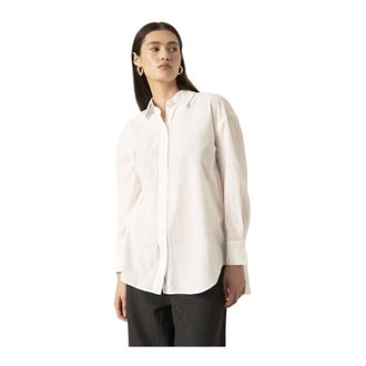 Soaked In Luxury Camicia in Popeline Bianco Rotto - - Blouses & Shirts - Donna - Bianco - M