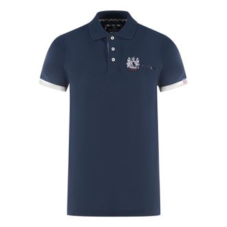 Aquascutum London Aldis Navy Blue Polo Shirt