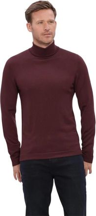 Drykorn Joey Turtleneck Trui - Heren - Coltruien - Rood - L - Wol - Truien & Vesten