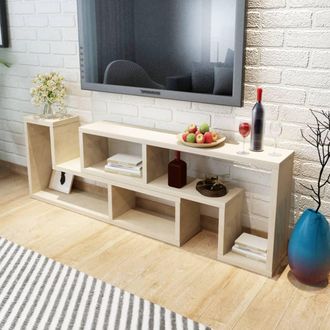 vidaXL Mueble Para Tv En Forma De L Color Roble Vidaxl