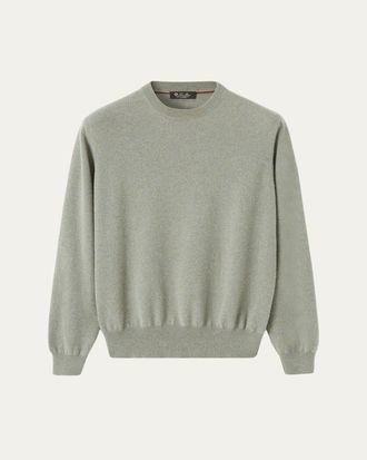 Loro Piana Mens Baby Cashmere Crewneck Sweater