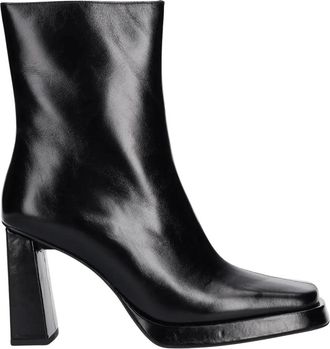 Jeffrey Campbell Schoenen, Dames, Zwart, 40 EU, Leer, Maximal-Lo Enkellaarsjes