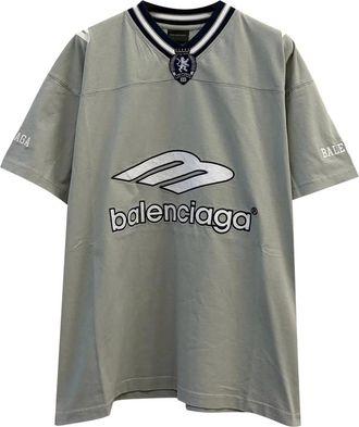 Balenciaga 3B Football V-neck T-shirt