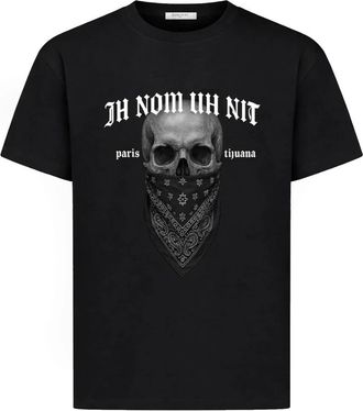 Ih Nom Uh Nit Skull 20 Print T-Shirt - Heren - T-shirts - Zwart - L - Katoen - Tops