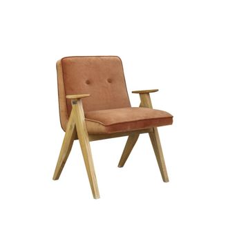 Robin des Bois Sill&oacute;n de roble y terciopelo caramel