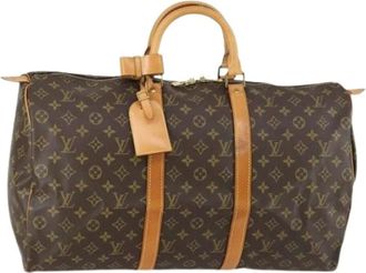 Louis Vuitton Pre-owned Weekend Bags, female, Brown, Size: ONE SIZE Pre-owned Weekend Bag