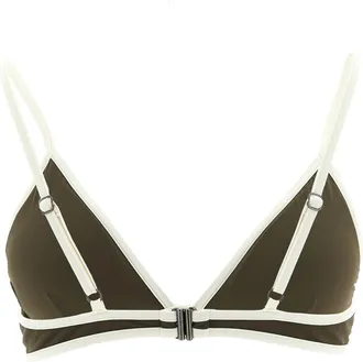 Brunello Cucinelli Womens Bicolor Polyamide Bikini Clothing