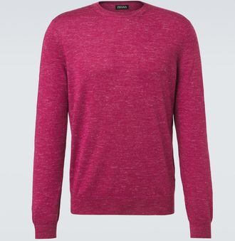 Ermenegildo Zegna Silk, cashmere, and linen sweater