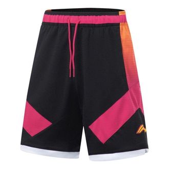 Li-Ning CBA All Star Game Basketball Shorts Black Pink AAPT559-1