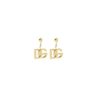 Dolce & Gabbana DG Logo Oorbellen - Dames - Oorbellen - Geel - ONE Size - Accessoires