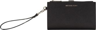 Michael Kors Portemonnee - Dames - Clutches - Zwart - ONE Size - Leer - Tassen