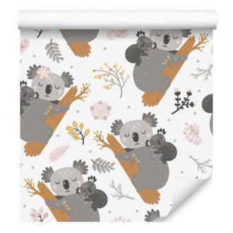 OEM Carta Da Parati Con Koala Addormentati Per Soggiorno E Camera Da Letto, 50x1000 Cm