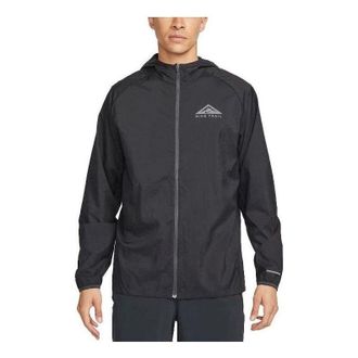 Nike Trail Aireez Lightweight Running Jacket Black DX6883-010