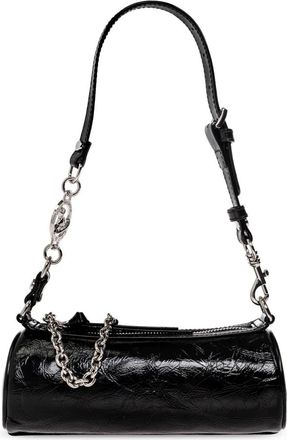 Vivienne Westwood Schoudertas Cindy Small - Dames - Tassen - Zwart - Maat: ONE Size Zijde