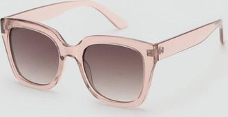 Mango Occhiali da sole montatura quadrata pesca - Donna - Taglia unica - MANGO