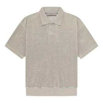 Fear of God SS23 Long Sleeve French Terry Polo Beige 125BT224053F