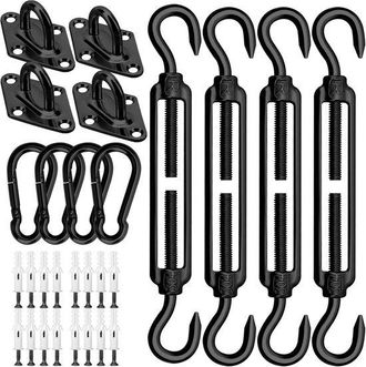 OEM Kit De Montaje Para Toldo Solar - Acero Inoxidable, Impermeable, Para Formas Triangulares Y Cuadradas