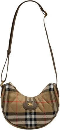 Burberry Horseshoe Crossbody Bag - Dames - Schoudertassen - Beige - ONE Size - Leer - Tassen