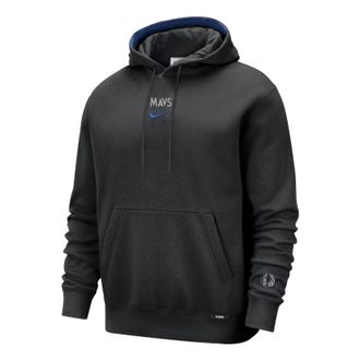 Nike NBA Dallas Mavericks City Edition Premium Club Fleece Hoodie Black HQ5528-010