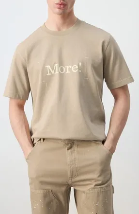 Mango x Fantastic Man More! Graphic T-Shirt in Beige at Nordstrom, Size X-Large