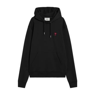 Ami Hoodies, female, Black, Size: XL De Coeur Hoodie
