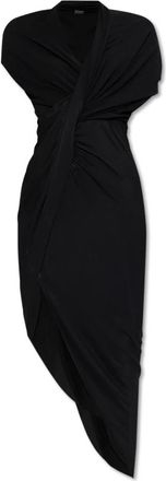 Balenciaga Jurk met drapering - Dames - Casual kleedjes - Zwart - XS - Kleedjes