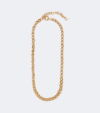 Saint Laurent Cassandre chain necklace