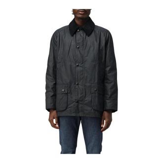 Barbour Waxed Cotton Jacket - Heren - Zomerjassen - Blauw - L - Katoen - Jassen