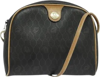 Dior Pre-owned Cross Body Bags, female, Black, Size: ONE SIZE Pre-owned Vintage Shoulder Bag