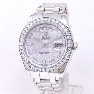 Rolex Pre-owned Rolex Day Date Automatic Chronometer Diamond Mens Watch 18946 MTDPM