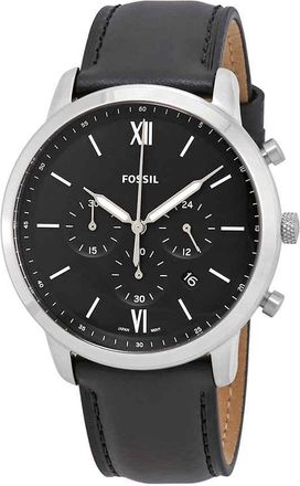 Fossil Neutra Chronograph Quartz Black Dial Mens Watch FS5452