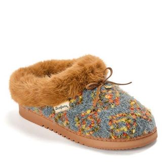 Dearfoams Daphne Knit Clog Slippers in Grey at Nordstrom, Size X-Large