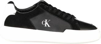 Calvin Klein Nero Leren Sneakers voor Mannen