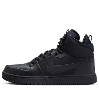 Nike Court Borough Mid Winter Triple Black AA0547-002